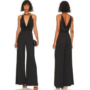 L'Academie Torin Jumpsuit in Black